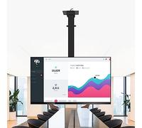 Soporte eléctrico de techo para TV motorizado para televisores de 26 y 43 pulgadas ocultos en muebles, capacidad de carga de 60 kg, 4 ajustes de memoria, diseño de ahorro de espacio.