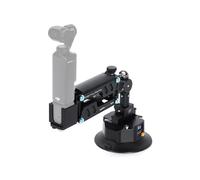 Soporte eléctrico Osmo Pocket 3 con eje Z, brazo amortiguador, ventosa de 4,5 pulgadas, carril OTAN, brazo antivibración