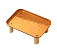 Soporte elevado para comida para gatos, bandeja dispensadora de agua para | Cuencos elevados para gatos para mascotas, gatitos, interiores y exteriores, para comer en casa, protección diaria de columna