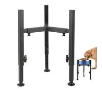 Soporte elevado para cuencos para perros - Estante elevado para cuencos de alimentos, plato ajustable para mascotas | Soporte de alimentación resistente a derrames, soporte de bandeja elevado, fácil