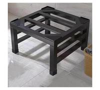 Soporte elevado para lavadora y secadora, 55 x 55 x 20 cm, altura ajustable, base resistente para electrodomésticos en color negro, duradero para lavadoras y refrigeradores