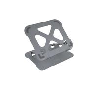 TOOQ TQLRS0012-AL-G - Soporte Elevador de Aluminio Ajustable Ergonómico para Portátiles, Color Gris