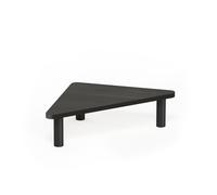 Soporte elevador de monitor de esquina Furinno Turn-N-Tube color espresso/negro