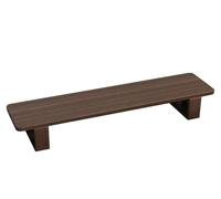 Soporte Elevador de Monitor de Madera Maciza, Organizador de Escritorio Extra Largo para PC/portátil, Base Robusta para Pantalla con Estante de Almacenamiento(80cm)