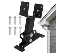 Soporte elevador de techo, soporte resistente, soporte de viga de pérgola, sillín de ángulo ajustable de acero para patio, cenador, jardín, patio, hogar, instalación profesional