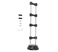 Soporte elevador para cables de alta fidelidad, estante organizador de cables de alta fidelidad en acero inoxidable, bandeja de cables antivibración para cables de altavoces e