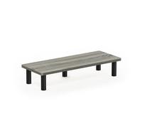 Soporte elevador para monitor Furinno Turn-N-Tube de roble franc?s/negro