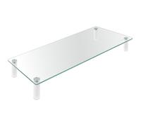 Soporte Elevador Tooq para Monitores de Aluminio y Vidrio Templado