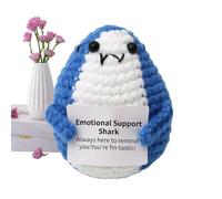 Soporte Emocional De Ganchillo - Encurtido De Soporte Emocional, Papel Positivo Para Muñeca De Ganchillo | Divertida Muñeca De Apoyo Emocional, Muñeca Linda Tejida A Mano Con Big