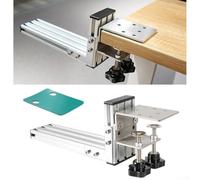 Soporte en forma de L para palanca de cambios Logitech G29 G25 G27 G920 y Thrustmaster T300RS T-GT soporte de montaje de metal estable para simulador de carreras, cabina, color plateado
