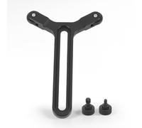 Soporte en Y con ruedas dobles, sistema de soporte de lente de marco con tornillo deslizante de 1/4 pulgadas, para DJI Ronin S SC y placa estabilizadora de liberación rápida