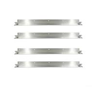 Soporte en Z de aluminio para panel solar de 500 mm para pared de techo de barco RV - Patas inclinables ajustables fuera de la rejilla (4 piezas)