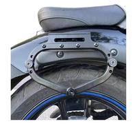 Soporte Equipaje 1 Par De Protectores De Alforjas Motocicleta para CFmoto CLC-450 Kit De Montaje con Soporte Accesorios De Repuesto Trasero Portaequipajes(Black 2)