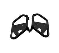 Soporte Equipaje 1 Par De Protectores De Alforjas Motocicleta para CFmoto CLC-450 Kit De Montaje con Soporte Accesorios De Repuesto Trasero Portaequipajes(Black 1)