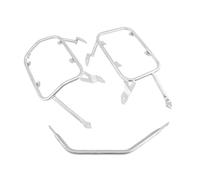 Soporte Equipaje Bastidor De Alforjas Laterales De Motocicleta Para B&MW F750GS F 750 850 GS F850GS F750 F850 2018-2021 2022 2023 Soporte De Alforja Pannier Portaequipajes(Silver Pannier Rack)