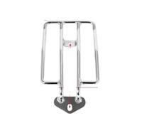 Soporte Equipaje Trasero Portaequipajes Trasero Individual para Motocicleta Color Negro/Cromado para Shadow Aero 750 (2003-2004) para Sportster Portaequipajes Trasero(Short Chrome)