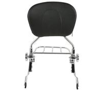 Soporte equipaje trasero Respaldo Para Motocicleta Sissy Bar Portaequipajes Para Touring Para Carretera Para King Street Para Glide Road Para Glide Electra Glide 2009-2024 Portaequipajes trasero(Chrom