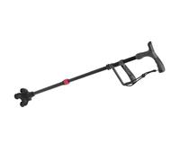 Soporte Ergonómico Antideslizante para Caminar con Rango de Ajustable de 28.3 a 37.4 Pulgadas, Correa de Seguridad para la Muñeca, Fácil Montaje, Soporte Compacto y Portátil para Caminar