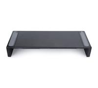 Soporte ergonómico plegable para monitor, elevador de monitor de computadora con longitud ajustable, soporte para computadora con cajón de