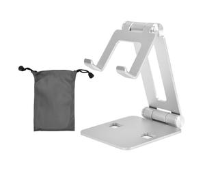 Soporte ergonómico, soporte de escritorio universal para tabletas y teléfonos inteligentes, diseño de rodamiento de alta calidad para una