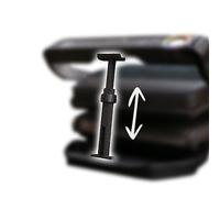 Soporte espaciador V3 para Tefal/Rowenta Optigrill XL + clip de bloqueo + extensión + pies espaciador Soporte espaciador ayuda para barbacoa