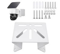 Soporte Esquina Camara Vigilancia, Gran Angular de 270° Acero Inoxidable Soporte Cámara Exterior Esquina Compatible con las Cámaras Eufy Security Solocam S340 Y PTZ, CáMara De Vigilancia CCTV (Blanco)