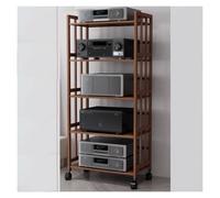 Soporte esquinero para TV de 62 pulgadas y 5 niveles, la torre Multima Sto para Conents & Ste Equint Modern Entertainment Unit & o-Video nizer Space-Sing Design