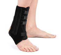 Soporte Estabilizador de Tobillo, Férula Ajustable para Pantorrilla de Tobillo con Correas de Gancho Y Bucle, Soporte de Fijación Externa para Articulación de Tobillo(M)