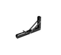 Soporte Estantería Plegable Soportes de estante plegables, bisagras de pared for mesa de banco triangulares, herrajes for muebles for el hogar(Black-16inch)
