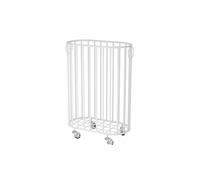 Soporte Esterilla Yoga Marco de raqueta de bádminton simple Esterilla de yoga Cilindro Cesta for organización del hogar Deportes y fitness Ahorro de espacio(Small-white)