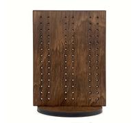 Soporte expositor de aretes estilo granja - Porta joyas de madera con gran capacidad, diseño desmontable, regalo ideal de graduación y de inauguración de casa para mujeres, organizadores de joyas