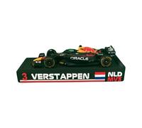 Soporte expositor Fórmula 1 1:43 para coche en miniatura - Soporte F1 personalizado - Compatible con Bburago, Minichamps, Solido - Decoración Motorsport Impreso en 3D (Verstappen)