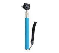 Soporte Extensible para cámaras y Compatible con GoPro de Mano. Palo Selfie para autofotos. (Azul) - Todotumovil