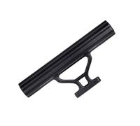 Soporte Extensor de Manillar Negro, Metal para Bicicleta Junta | Diseño Compacto Antideslizante, Liberación de Golpes, para Moto y Bicicleta Eléctrica, Accesorio Negro