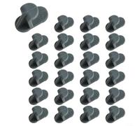 Soporte fiable de 24 clips de plástico para estantes diseñados para soluciones efectivas de almacenamiento de refrigeradores