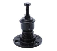 Soporte Fijador de Pasamanos de Hierro Negro para Montaje en Pared
