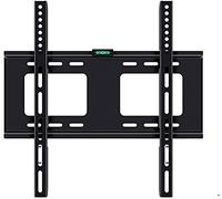Soporte fijo de pared para TV para pantallas de 40 a 70 pulgadas, ajuste de inclinación con nivel de burbuja para una fácil instalación, solución de ahorro de espacio para salas de estar y dormitorios