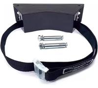 Soporte fijo for cilindro de gas de 9,4 pulgadas con correas ajustables y 2 tornillos de fijación, soporte de pared for clínicas.(Nero,2 pcs)