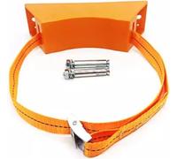 Soporte fijo for cilindro de gas de 9,4 pulgadas con correas ajustables y 2 tornillos de fijación, soporte de pared for clínicas.(Orange,1 pc)