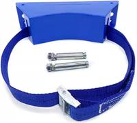 Soporte fijo for cilindro de gas de 9,4 pulgadas con correas ajustables y 2 tornillos de fijación, soporte de pared for clínicas.(Blu,1 pc)