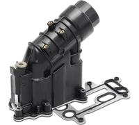 SOPORTE FILTRO ACEITE con ENFRIADOR compatible con BMW X3 (E83) (2003-2010) con motor N47 / B47 / M47-1.6d / 1.8d / 2.0d / 2.5d - 11427797392 11427807799 7797392 7807799