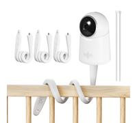 Soporte Flexible con rosca estándar de 1/4"-20,Compatible con cámaras Ring/Eufy/Arlo/Wyze,Ring Stick Up Cam,Ring Stick Up Cam Plug-in,EufyCam 2/2C/2C Pro,Arlo Pro 4,Arlo Ultra,No requiere perforación