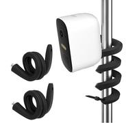 Soporte flexible para cámara Arlo Pro, Arlo Pro 2, Arlo Pro 3, Arlo Ultra, Arlo Essential y Arlo Go, soporte de montaje en pared para montar la cámara Arlo no necesita herramientas (negro, 2 unidades)