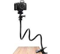 Soporte flexible para cámara web Logitech C920s, C930e, C930, C920, C922x, C922, Brio 4K, C925e, C615 (negro)