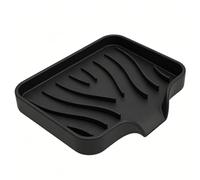 Soporte flexible para jabón con base en ángulo que mantiene los jabones secos para el baño