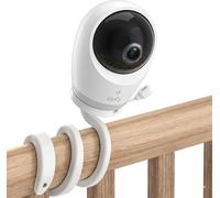 Soporte flexible para monitor de bebé compatible con eufy E21/E20/C10, soporte flexible para monitor de bebé para cuna/guardería/mascota/cámara de bebé, sin herramientas ni daños en la pared