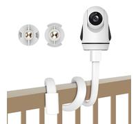 Soporte flexible para monitor de bebé compatible con HelloBaby HB65/HB6550/HB6558/HB66/HB248,ANMEATE SM935E/SM650 bebé monitor y adecuado para soportes cámara con conexiones roscadas de 1/4 de pulgada
