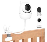 Soporte flexible para monitor de bebé: compatible con monitor de bebé HelloBaby/VTech/Owlet, soporte para cámara de bebé sin instalación sin herramientas ni daños en la pared