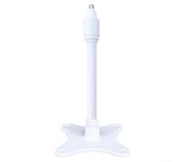 Soporte flexible para monitor de bebé con soporte ajustable de cuello de cisne para un montaje seguro y posicionamiento preciso en superficies planas o curvas (blanco)