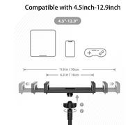 Soporte flexible para tableta con cuello de cisne soporte para teléfono móvil